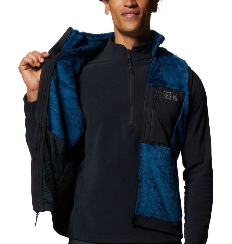 Dark Blue Men's Mountain Hardwear Polartec® High Loft® Vest | UK-754938