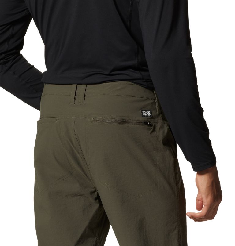 Dark Green Men's Mountain Hardwear Basin™ Trek Pants | UK-013245