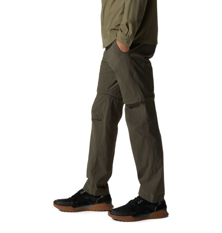 Dark Green Men's Mountain Hardwear Basin™ Trek Convertible Pants | UK-243587