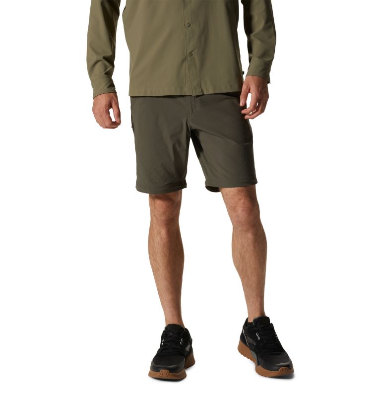 Dark Green Men's Mountain Hardwear Basin™ Trek Convertible Pants | UK-243587