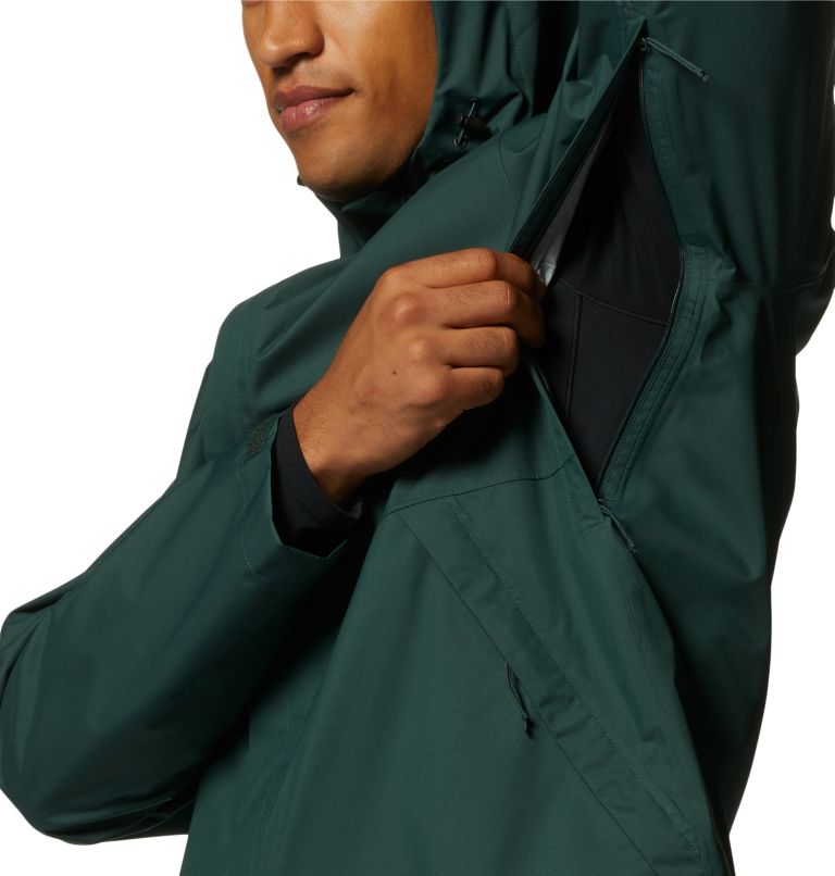 Dark Green Men's Mountain Hardwear Granite Jackets | UK-436908