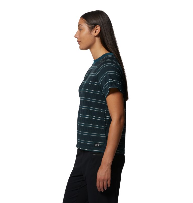 Dark Stripes Women's Mountain Hardwear Wander Pass™ T Shirts | UK-794653