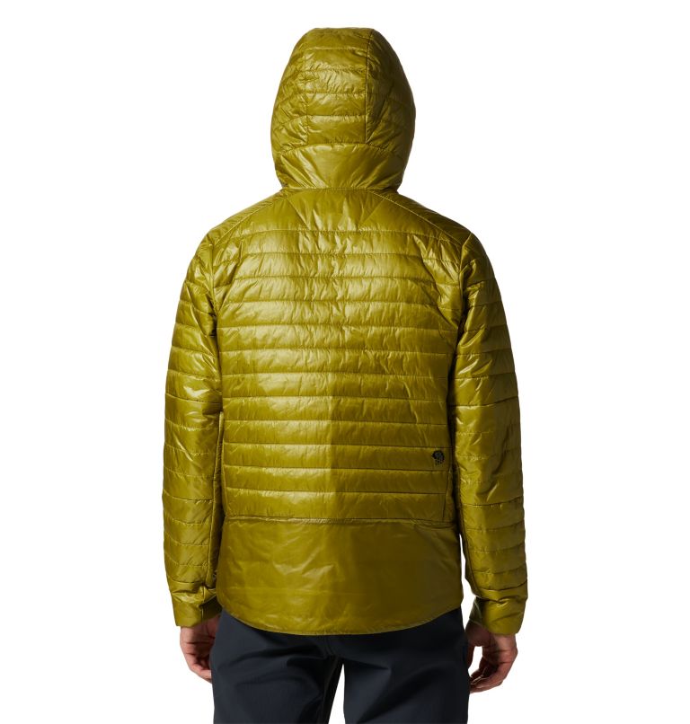 Dark Yellow Men's Mountain Hardwear Ghost Shadow™ Hoodie | UK-597083