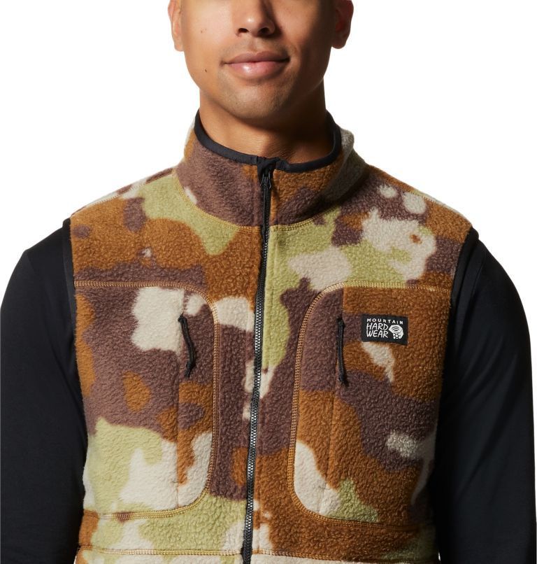 Deep Green Camo Men's Mountain Hardwear HiCamp™ Vest | UK-085793