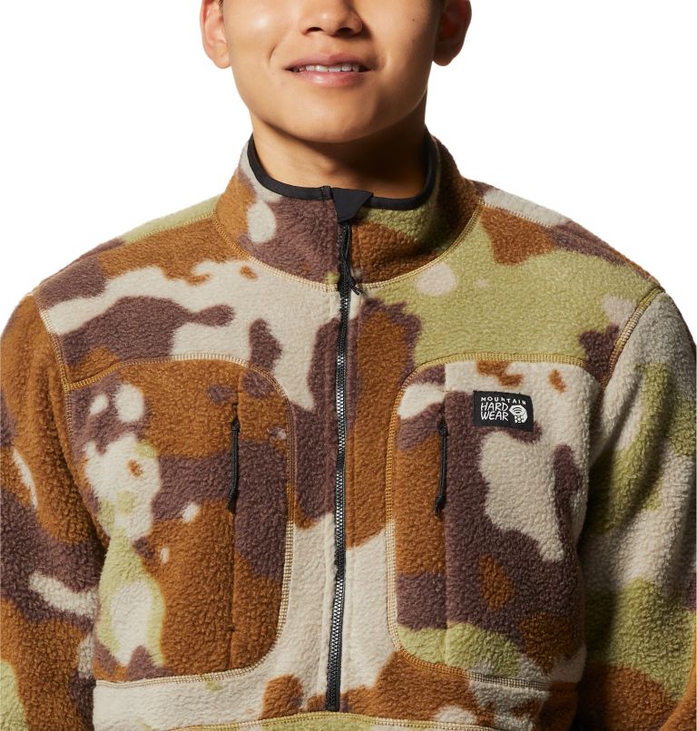 Deep Green Camo Men's Mountain Hardwear HiCamp™ Pullover | UK-635472