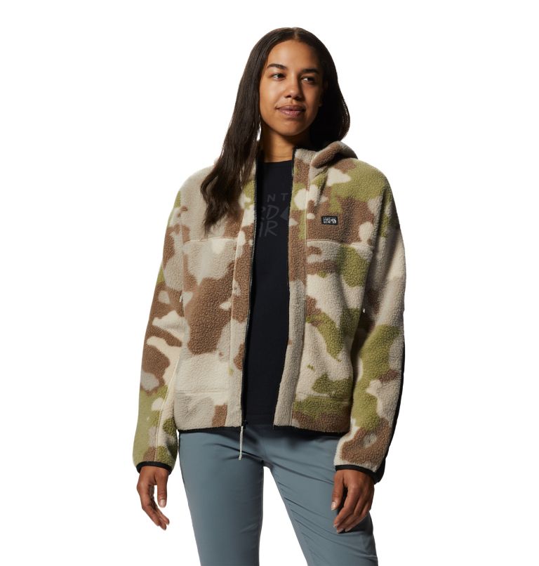 Deep Green Camo Women's Mountain Hardwear HiCamp™ Hoodie | UK-698472