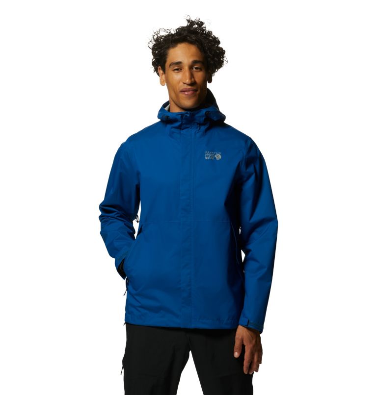 Deep Grey Blue Men\'s Mountain Hardwear Granite Jackets | UK-234967