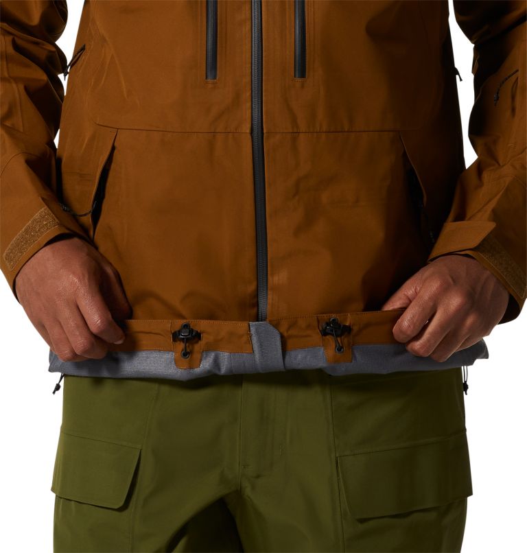 Gold Brown Men's Mountain Hardwear Boundary Ridge™ GORE-TEX Jackets | UK-586704