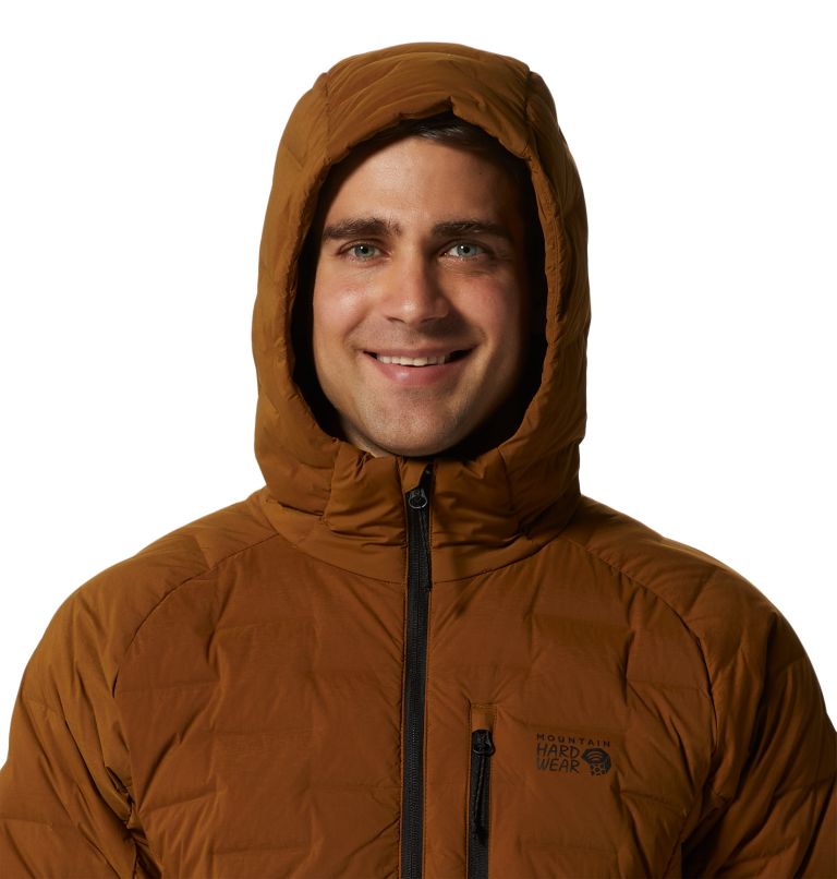 Gold Brown Men's Mountain Hardwear Stretchdown™ Hoodie | UK-680193