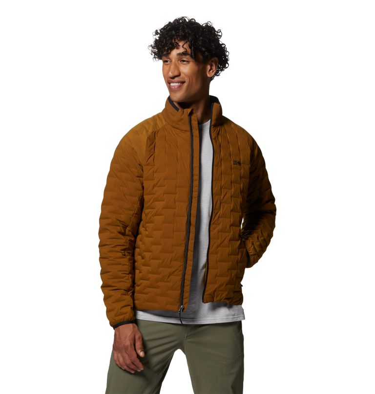 Gold Brown Men's Mountain Hardwear Stretchdown™ Jackets | UK-793561