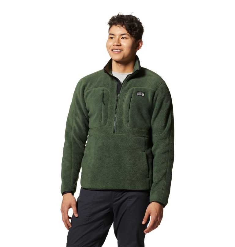 Green Men's Mountain Hardwear HiCamp™ Pullover | UK-245967