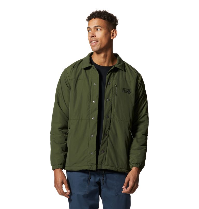 Green Men's Mountain Hardwear HiCamp™ Shell Jackets | UK-256783