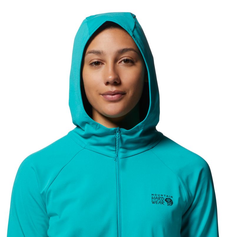 Green Women's Mountain Hardwear Mountain Stretch™ Hoodie | UK-801254