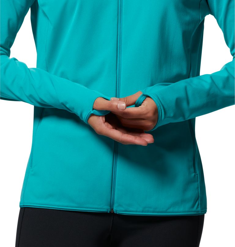 Green Women's Mountain Hardwear Mountain Stretch™ Hoodie | UK-801254