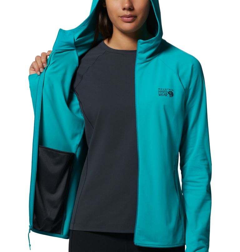 Green Women's Mountain Hardwear Mountain Stretch™ Hoodie | UK-801254