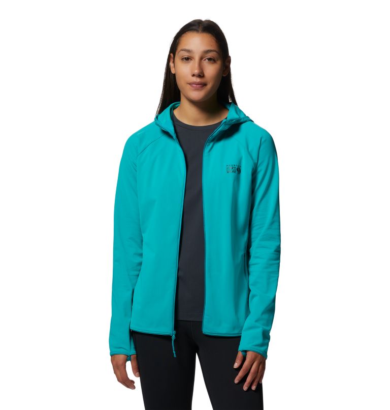 Green Women's Mountain Hardwear Mountain Stretch™ Hoodie | UK-801254