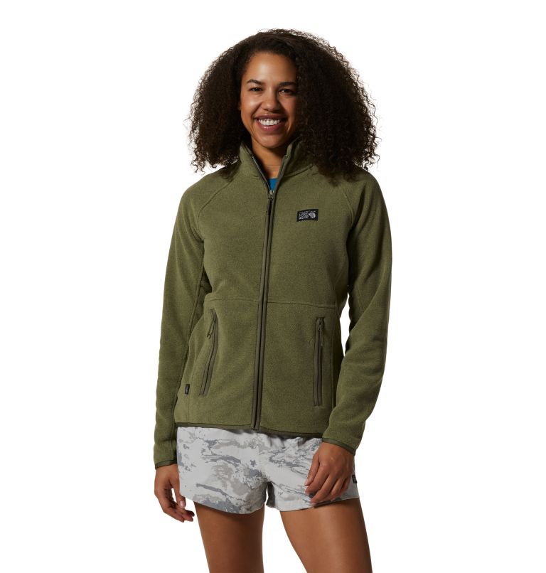 Grey Green Women\'s Mountain Hardwear Polartec® Jackets | UK-307869