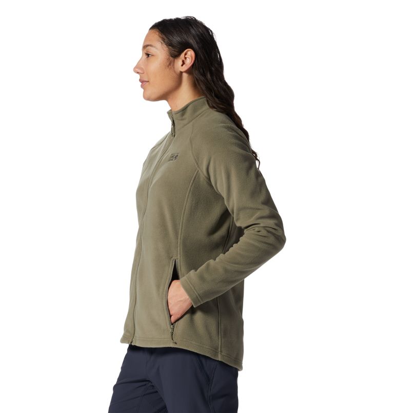 Grey Green Women's Mountain Hardwear Polartec® Fleece Jackets | UK-650149