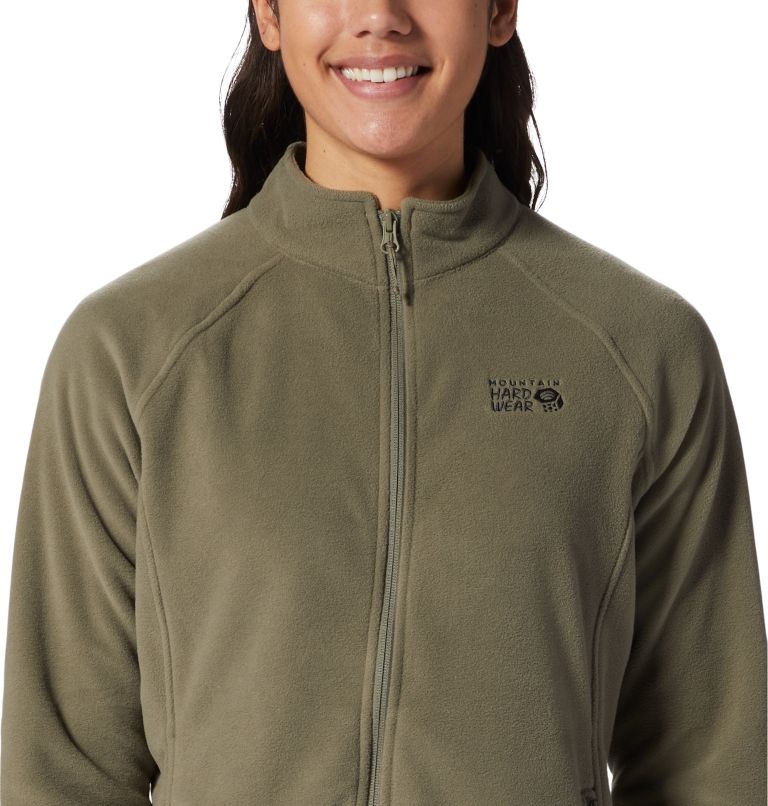 Grey Green Women's Mountain Hardwear Polartec® Fleece Jackets | UK-650149