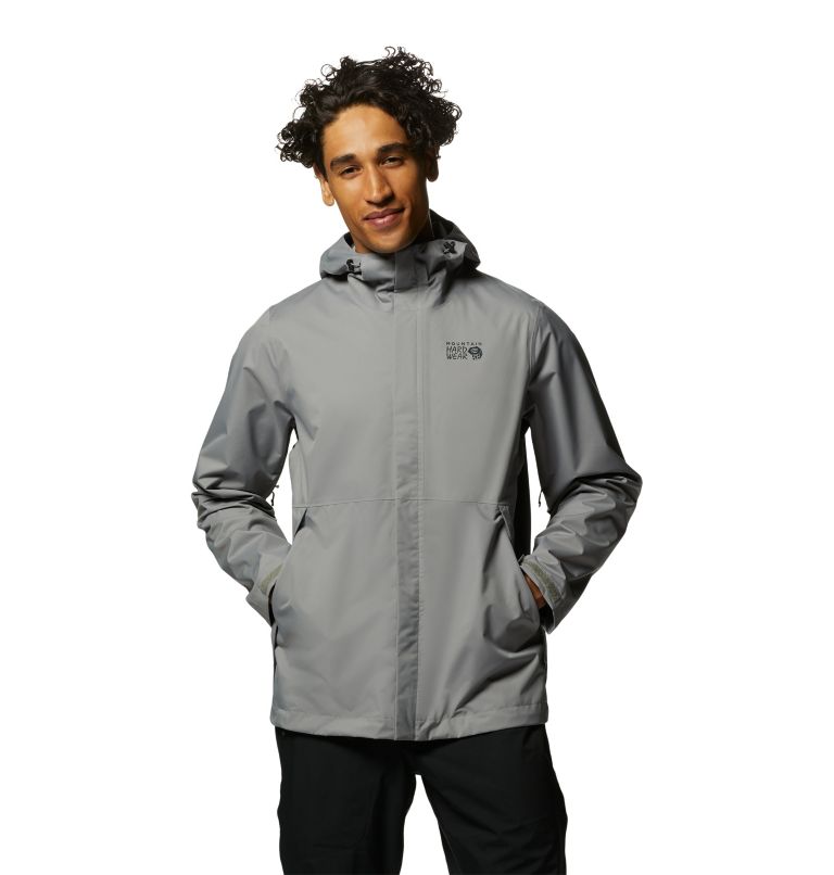 Grey Men\'s Mountain Hardwear Granite Jackets | UK-928610