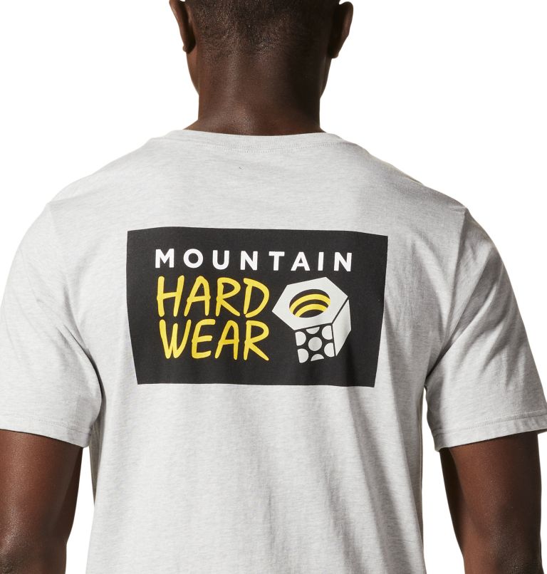 Grey Men's Mountain Hardwear MHW Logo in a Box™ T Shirts | UK-461395