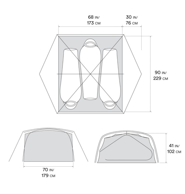 Grey Outdoor Mountain Hardwear Mineral King™ 3 Tents | UK-740352