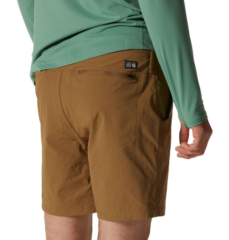 Khaki Men's Mountain Hardwear Basin™ Trek Shorts | UK-329481