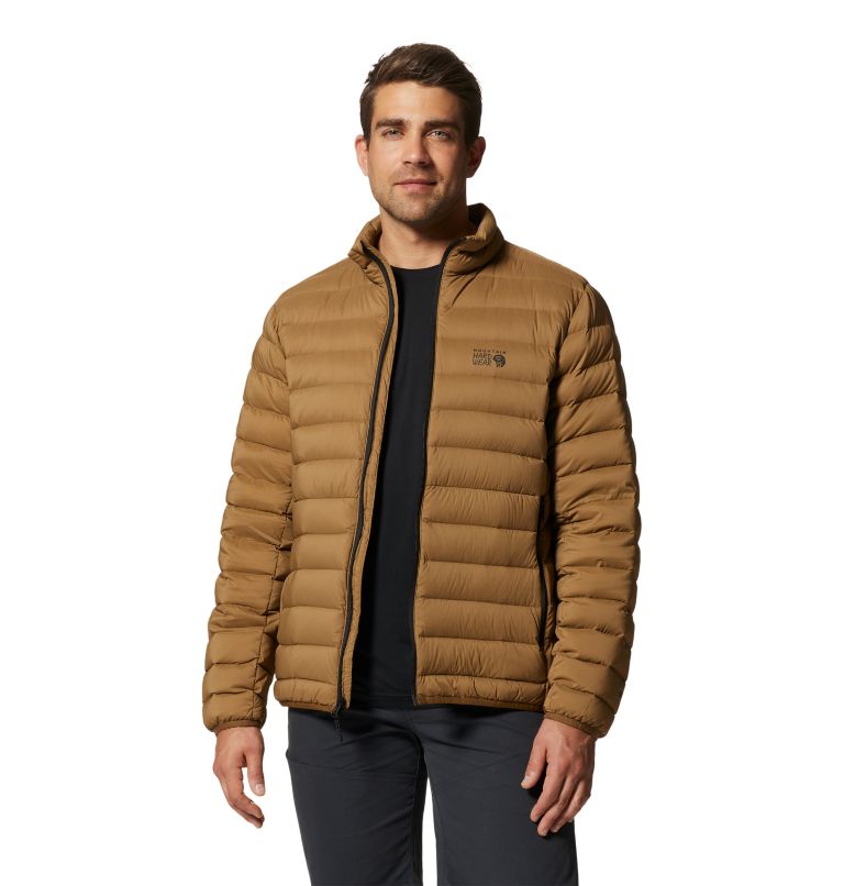 Khaki Men's Mountain Hardwear Deloro™ Down Jackets | UK-304279