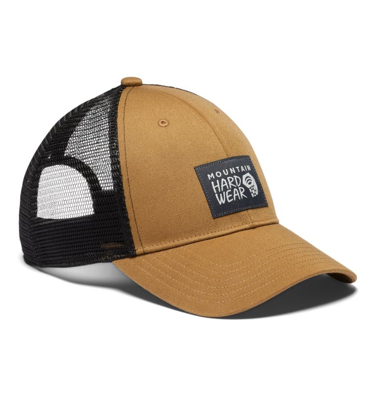 Khaki Men's Mountain Hardwear MHW Logo Hats | UK-928650