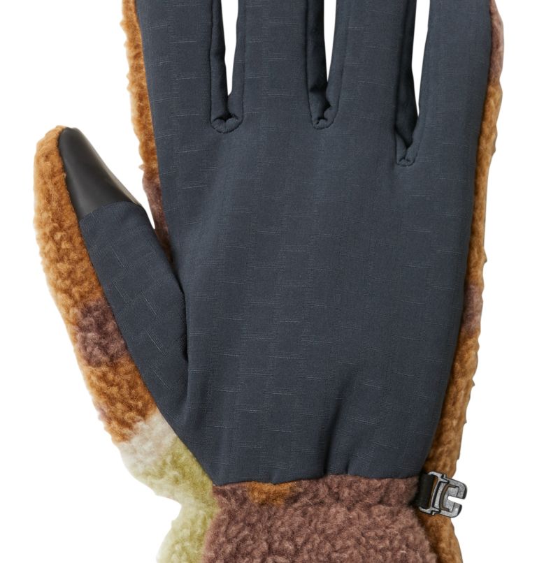 Khaki Women's Mountain Hardwear HiCamp Sherpa Gloves | UK-169782