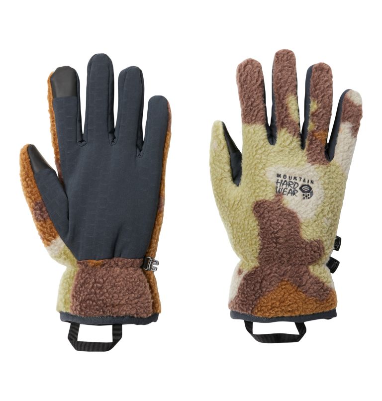 Khaki Women\'s Mountain Hardwear HiCamp Sherpa Gloves | UK-169782