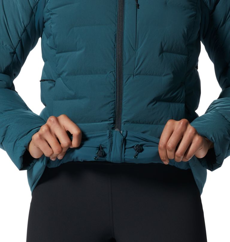 Light Blue Women's Mountain Hardwear Stretchdown™ High-Hip Jackets | UK-496520