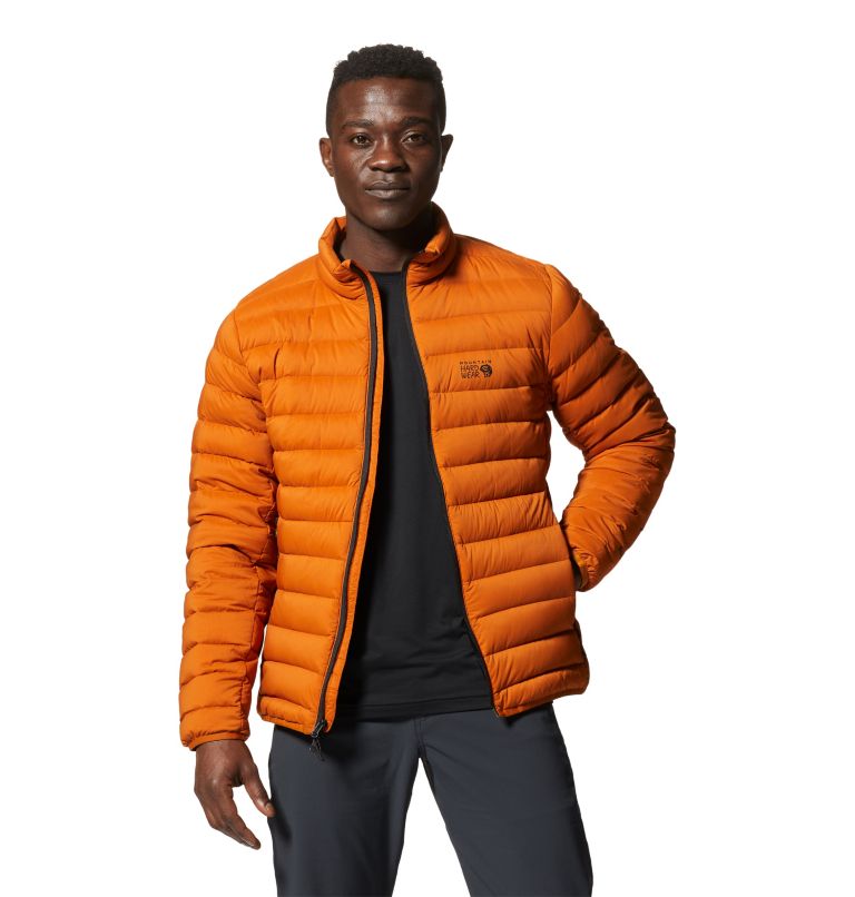 Light Copper Men's Mountain Hardwear Deloro™ Down Jackets | UK-136750