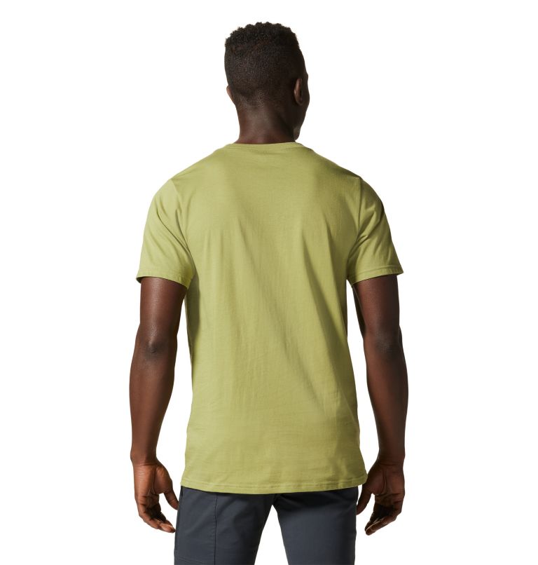 Light Green Men's Mountain Hardwear MHW Logo T Shirts | UK-456723