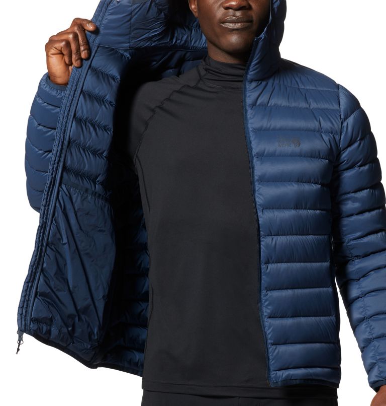 Navy Men's Mountain Hardwear Deloro™ Hoodie | UK-719462