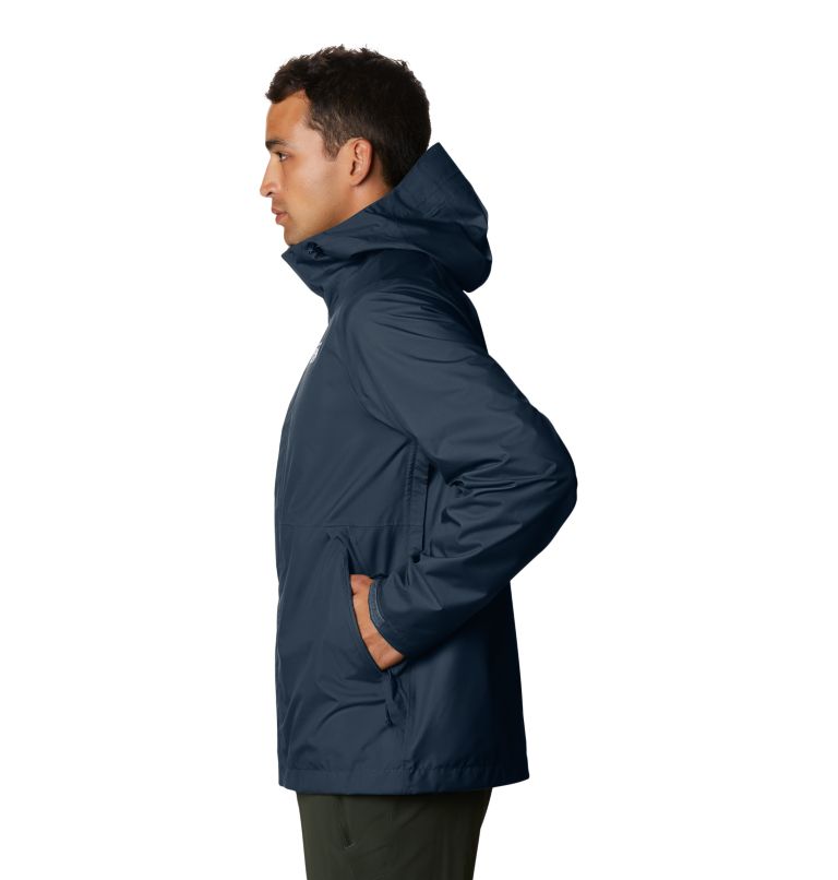 Navy Men's Mountain Hardwear Granite Jackets | UK-519028