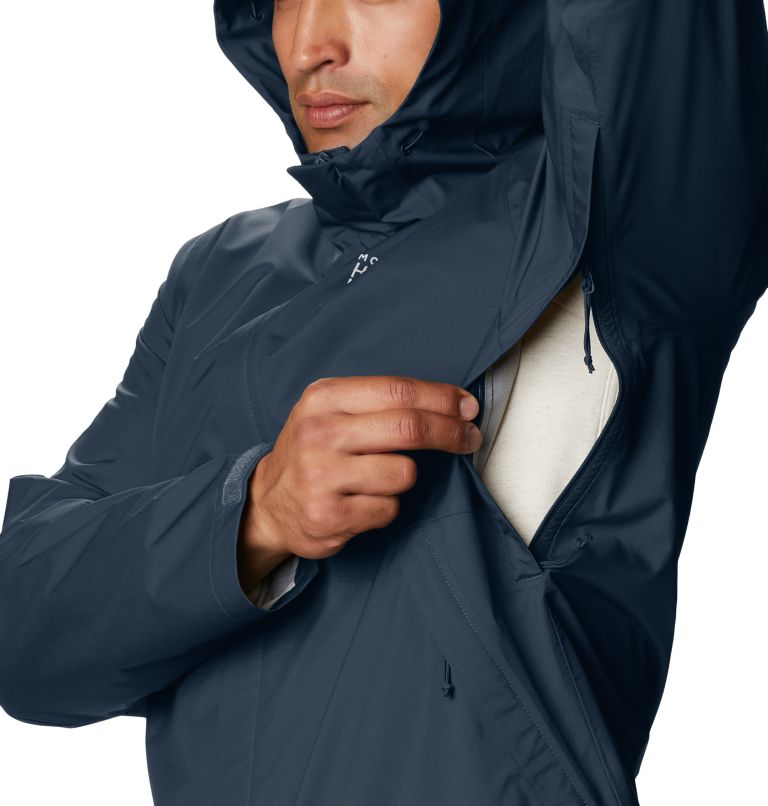 Navy Men's Mountain Hardwear Granite Jackets | UK-519028