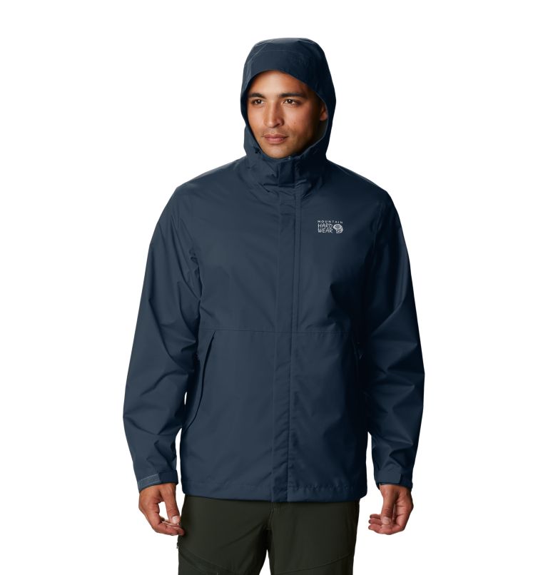 Navy Men\'s Mountain Hardwear Granite Jackets | UK-519028