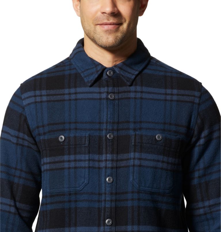 Navy Men's Mountain Hardwear Plusher™ Shirts | UK-238640