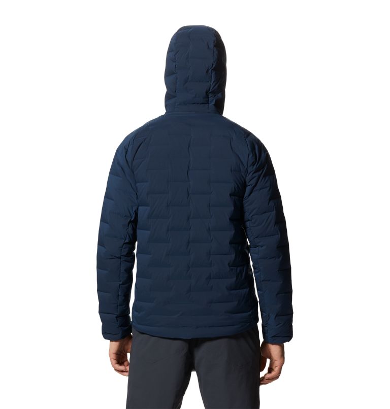 Navy Men's Mountain Hardwear Stretchdown™ Hoodie | UK-095764