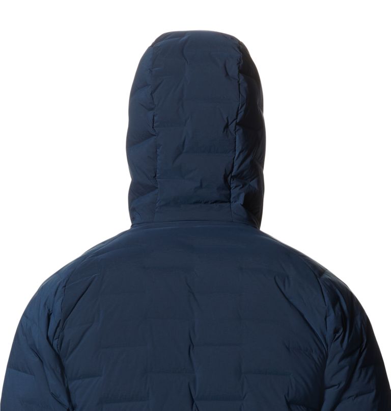 Navy Men's Mountain Hardwear Stretchdown™ Hoodie | UK-095764