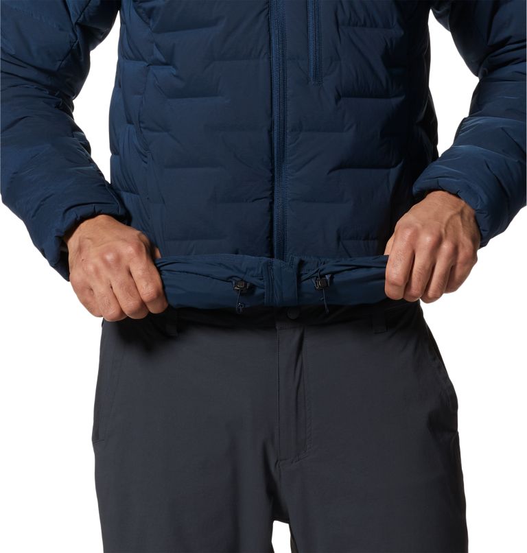 Navy Men's Mountain Hardwear Stretchdown™ Hoodie | UK-095764