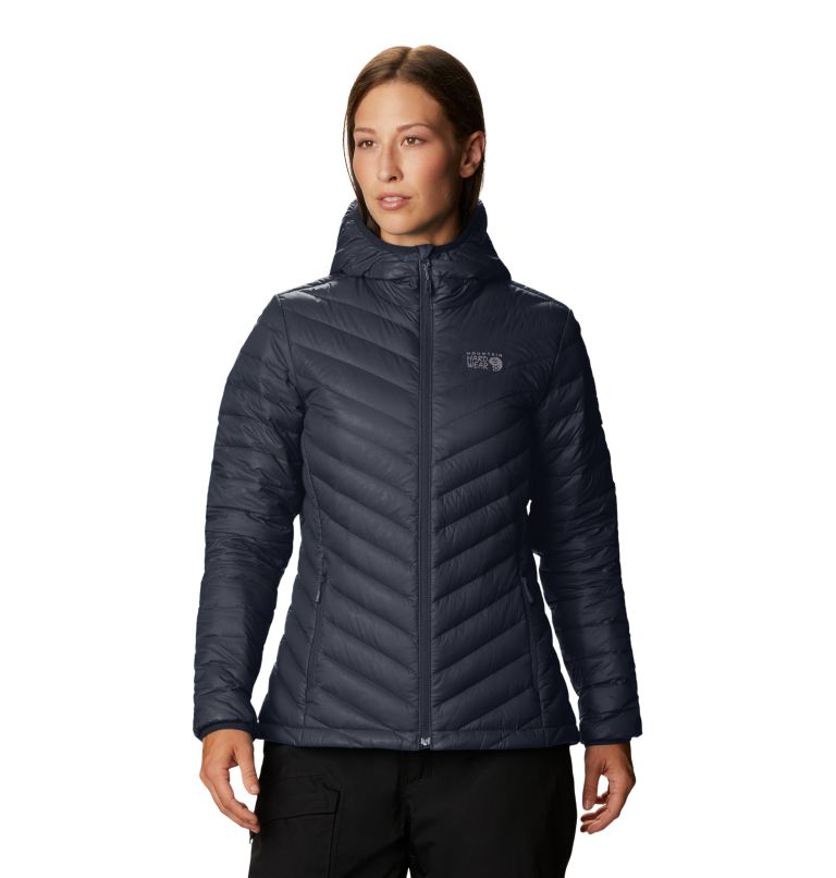 Navy Women\'s Mountain Hardwear Glen Alpine Hoodie | UK-640719