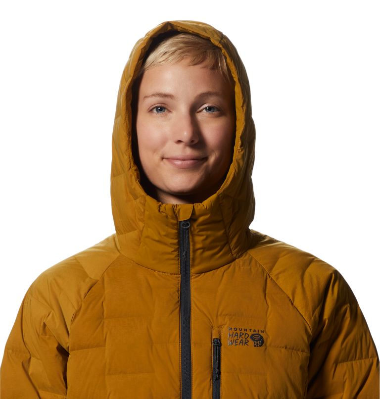 Olive Gold Women's Mountain Hardwear Stretchdown™ Hoodie | UK-906172