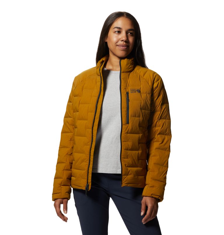 Olive Gold Women's Mountain Hardwear Stretchdown™ Jackets | UK-936085