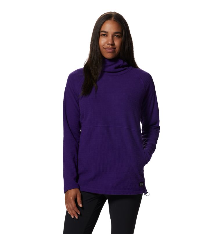 Purple Women\'s Mountain Hardwear Summit Grid™ Hoodie | UK-697530