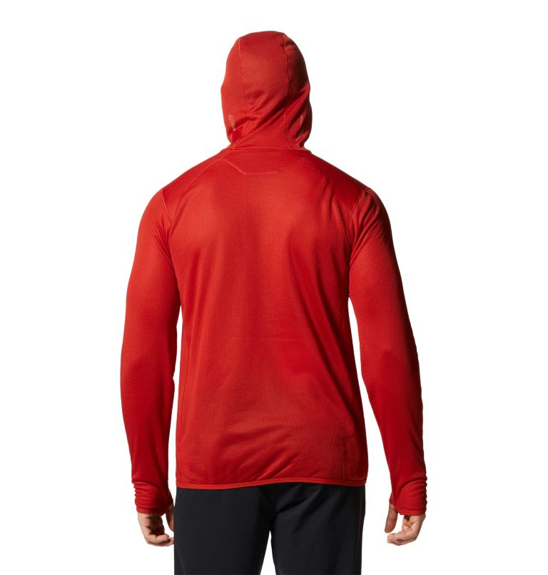 Red Men's Mountain Hardwear AirMesh™ Hoodie | UK-728451