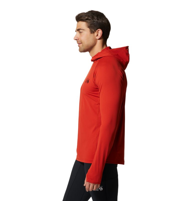 Red Men's Mountain Hardwear Mountain Stretch™ Hoodie | UK-027495