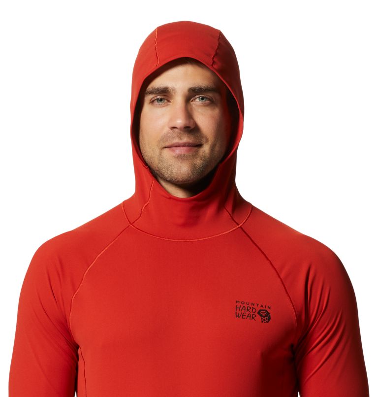 Red Men's Mountain Hardwear Mountain Stretch™ Hoodie | UK-027495