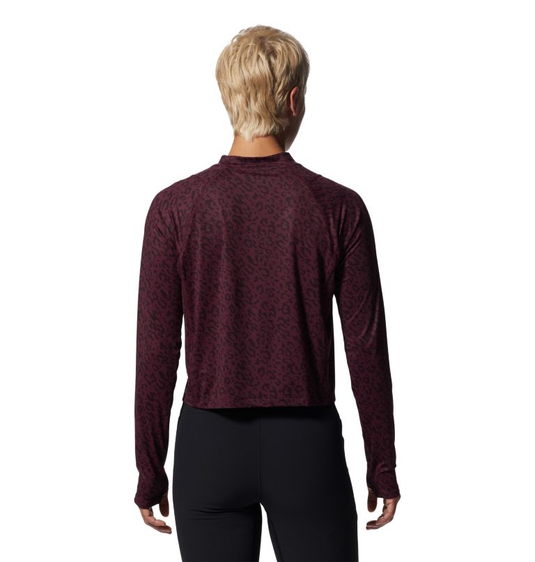 Red Women's Mountain Hardwear Crater Lake™ Crop Sweatshirt | UK-132568